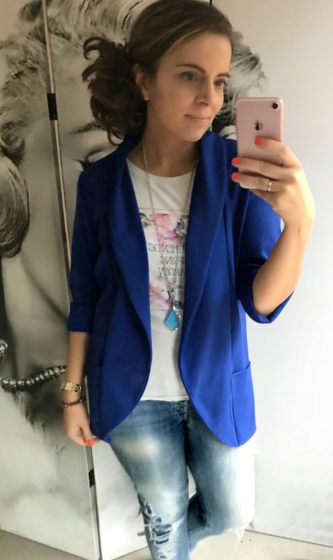 Żakiet damski Narzutka rozmiar PLUS SIZE Polski Producent kolor beżowy 4XL Żakiet damski Narzutka rozmiar PLUS SIZE Polski Producent kolor beżowy 4XL
