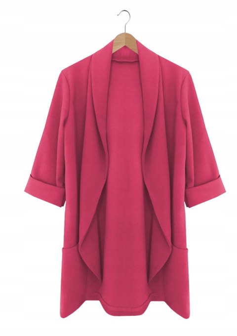 Żakiet damski Narzutka rozmiar PLUS SIZE Polski Producent kolor beżowy 4XL Żakiet damski Narzutka rozmiar PLUS SIZE Polski Producent kolor beżowy 4XL