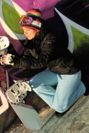 KURTKA NARCIARSKA DZIEWCZĘCA SNOWBOARD Foxi MEMBRANA 10 000g/m 152 +PREZENT