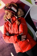 KURTKA Narciarska DZIEWCZĘCA Snowboard FOXI Membrana 10 000g/m 152 +PREZENT