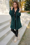 Sweter rozpinany damski WEŁNA ALPAKI butelka Cardigan BRASCA swetry damskie