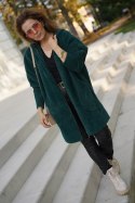 Sweter rozpinany damski WEŁNA ALPAKI butelka Cardigan BRASCA swetry damskie