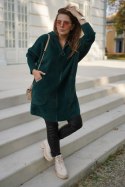 Sweter rozpinany damski WEŁNA ALPAKI butelka Cardigan BRASCA swetry damskie