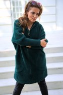 Sweter rozpinany damski WEŁNA ALPAKI butelka Cardigan BRASCA swetry damskie