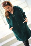 Sweter rozpinany damski WEŁNA ALPAKI butelka Cardigan BRASCA swetry damskie