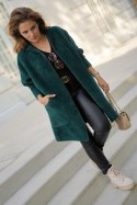 Sweter rozpinany damski WEŁNA ALPAKI butelka Cardigan BRASCA swetry damskie