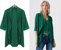 Marynarka damska żakiet NARZUTKA elegancka model MIA damska BUTELKOWA