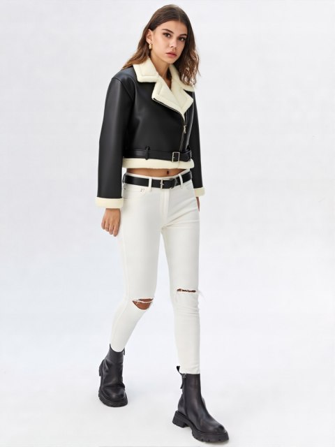 kurtka z wosiem , bomberka , krótka