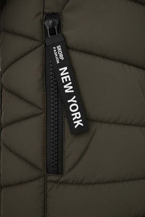 Płaszcz zimowy New York koloru Khaki L Płaszcz zimowy New York koloru Khaki L