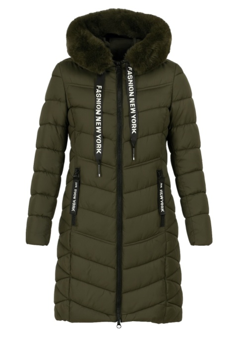 Płaszcz zimowy New York koloru Khaki XL Płaszcz zimowy New York koloru Khaki XL