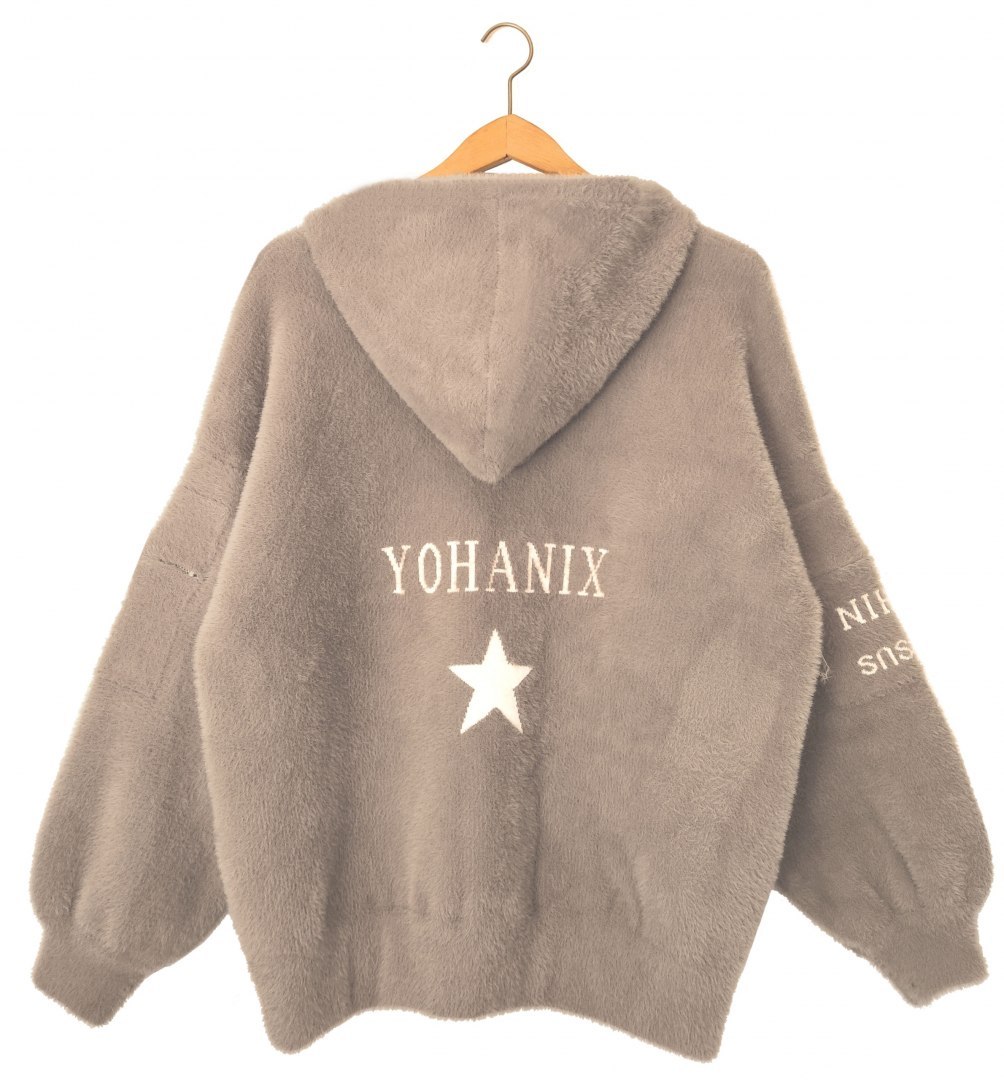 KURTKA ALPAKA z kapturem YOHANIX oversize CAMEL KURTKA ALPAKA z kapturem YOHANIX oversize CAMEL