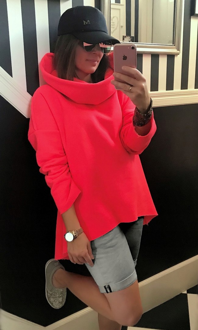 MIĘSISTA bluza WYWIJANY KOŁNIERZ szara MIĘSISTA bluza WYWIJANY KOŁNIERZ szara