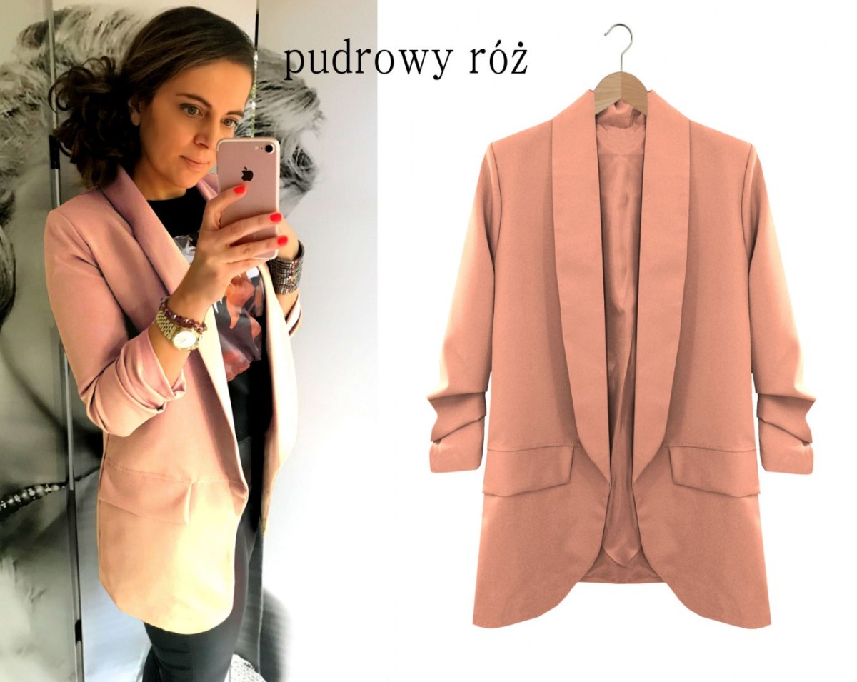 MARYNARKA drapowane rękawy ŻAKIET musztardowa S/M MARYNARKA drapowane rękawy ŻAKIET musztardowa S/M