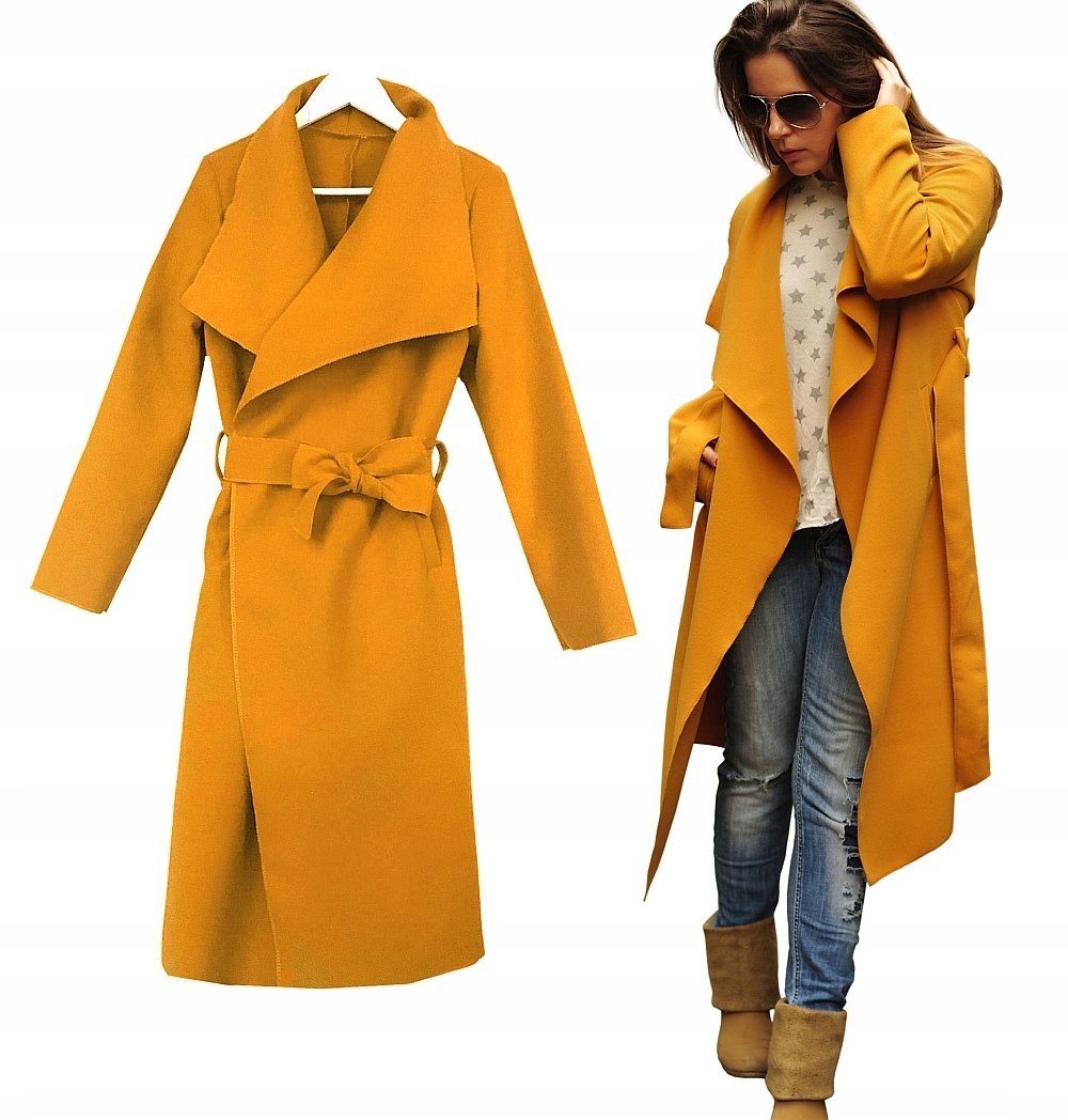 PLUS SIZE wiosenny PŁASZCZ petersham STÓJKA granat PLUS SIZE wiosenny PŁASZCZ petersham STÓJKA granat