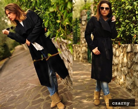 PLUS SIZE wiosenny PŁASZCZ petersham SZARY DUŻY PLUS SIZE wiosenny PŁASZCZ petersham SZARY DUŻY