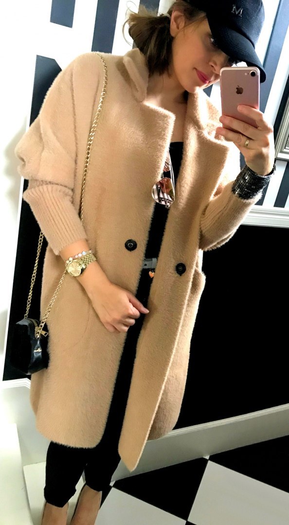 PŁASZCZ Z ALPAKI CAMEL DUŻY ROZMIAR 44-54 kolor JEANS PŁASZCZ Z ALPAKI CAMEL DUŻY ROZMIAR 44-54 kolor JEANS