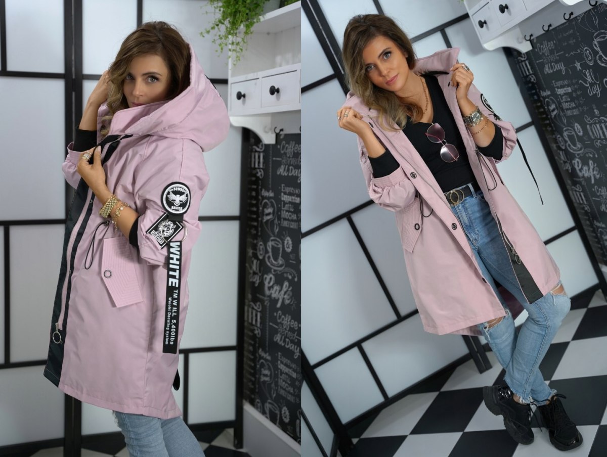 KURTKA PARKA z kapturem WIOSENNA 3WILL khaki KURTKA PARKA z kapturem WIOSENNA 3WILL khaki