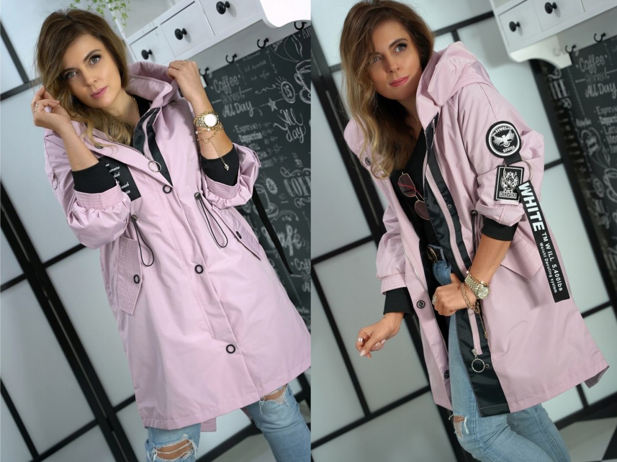 KURTKA PARKA z kapturem WIOSENNA 3WILL khaki KURTKA PARKA z kapturem WIOSENNA 3WILL khaki